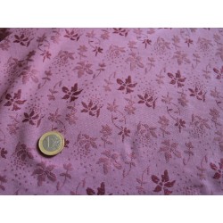 tissu jersey fleurs violet